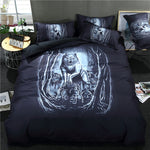 Bedding Set Skull Head Foreign Trade 3D Three Or Four Sets