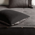 7 Piece Faux Suede Comforter Set