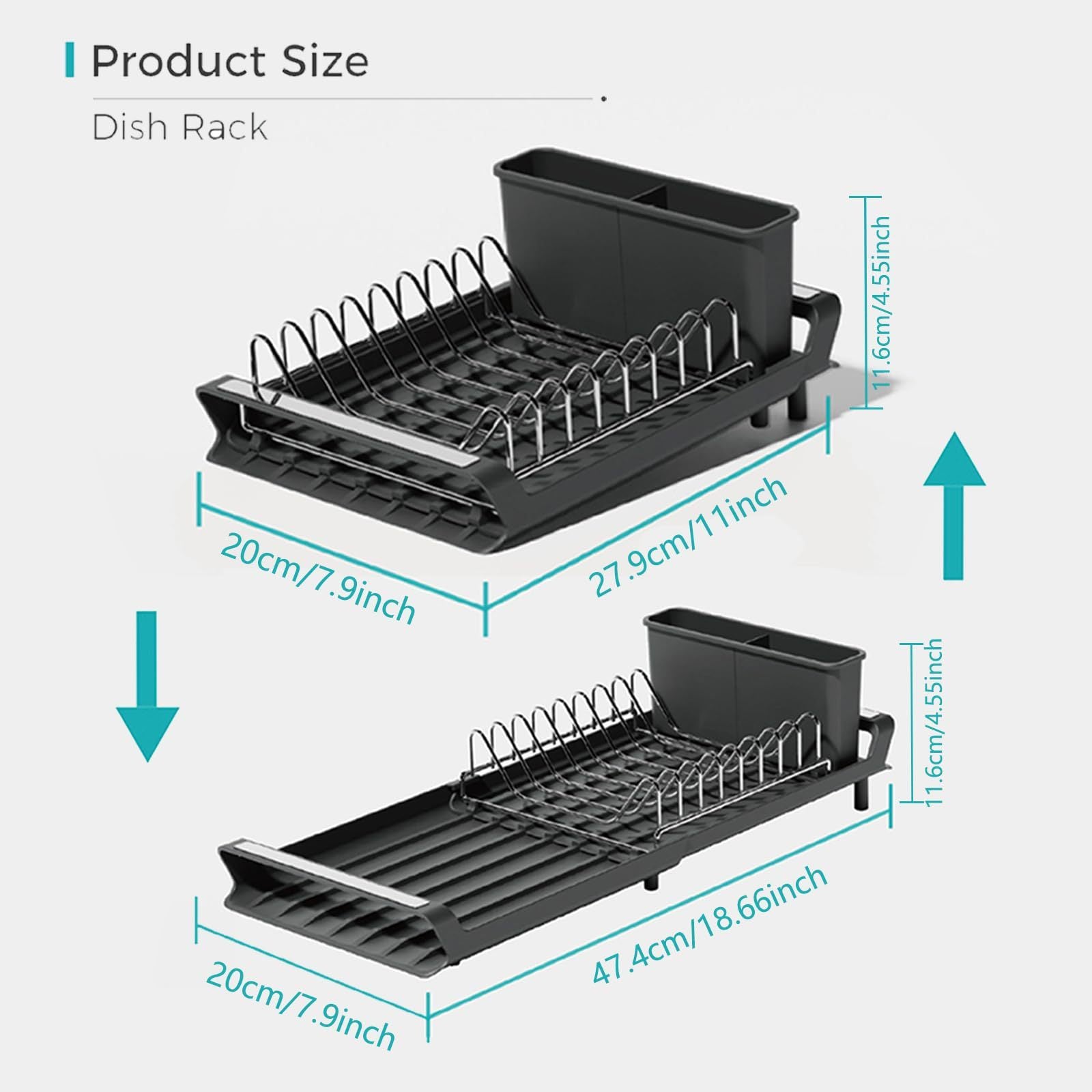 Kitchen Single-layer Dish Rack