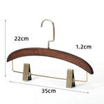 Retro Solid Wood Pants Hanger Pants Clip Wooden Pants Clip Skirt Clip