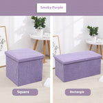 Cotton And Linen Storage Stool