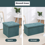 Cotton And Linen Storage Stool