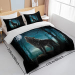 Moon Wolf Bedding