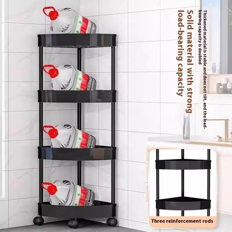 Bathroom Shelf Floor Multi-layer Kitchen Angle Frame Bathroom