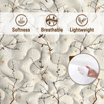 Tree Branch Patterned Blankets