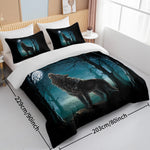 Moon Wolf Bedding