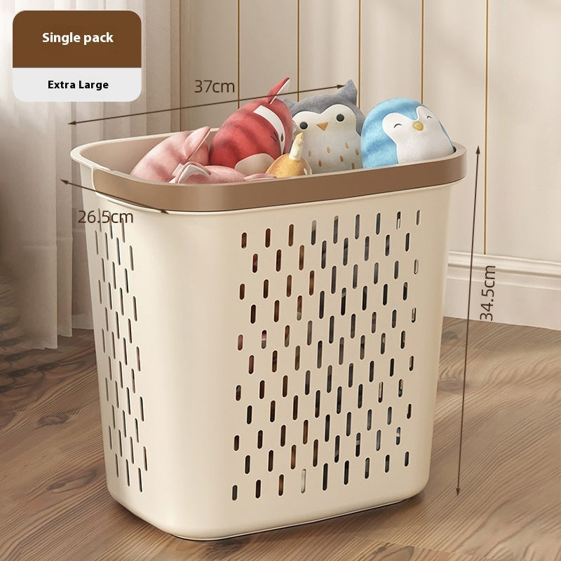 Removable Linen Basket Trolley Large Capacity Dirty Clothes Basket