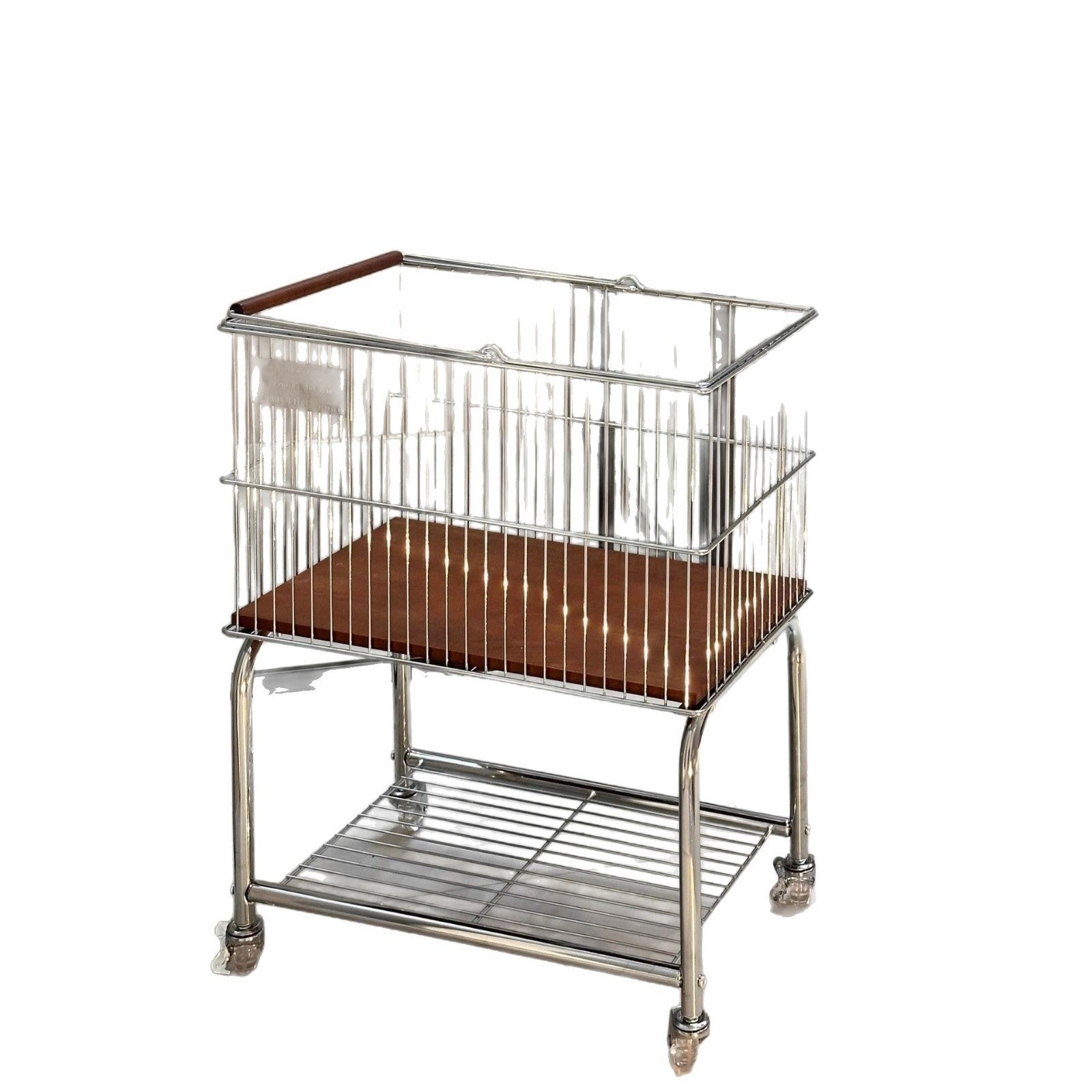 Removable Linen Basket Trolley Large Capacity Dirty Clothes Basket