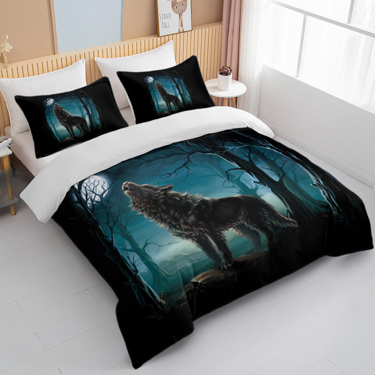 Moon Wolf Bedding