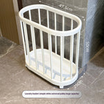 Removable Linen Basket Trolley Large Capacity Dirty Clothes Basket