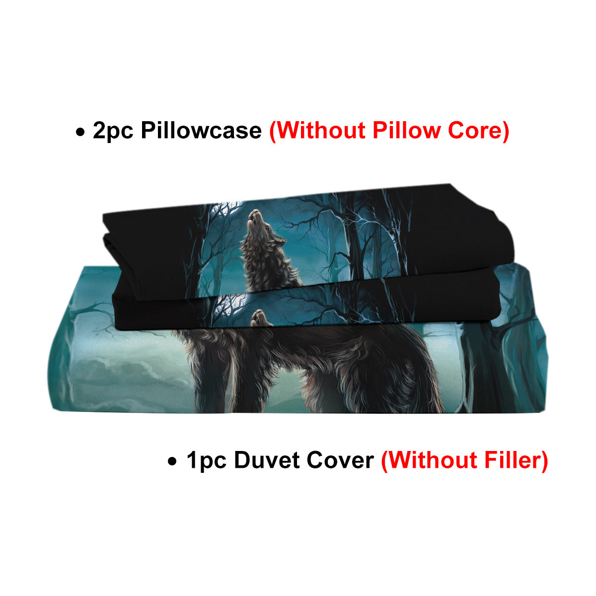 Moon Wolf Bedding