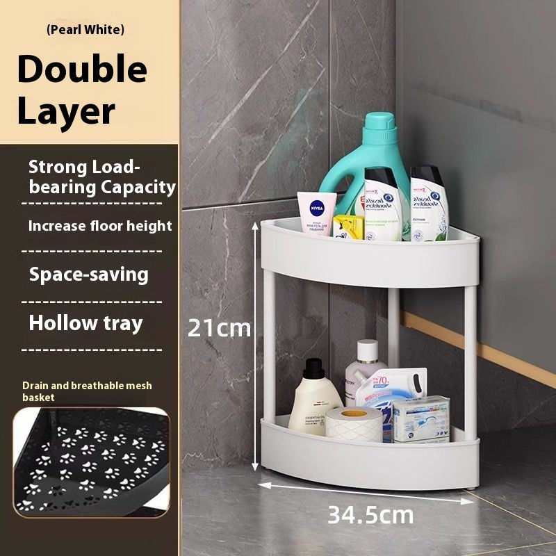 Bathroom Shelf Floor Multi-layer Kitchen Angle Frame Bathroom
