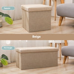Cotton And Linen Storage Stool